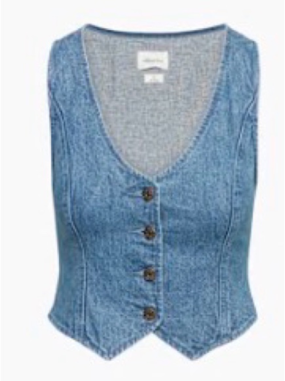 Aritzia Denim Vest